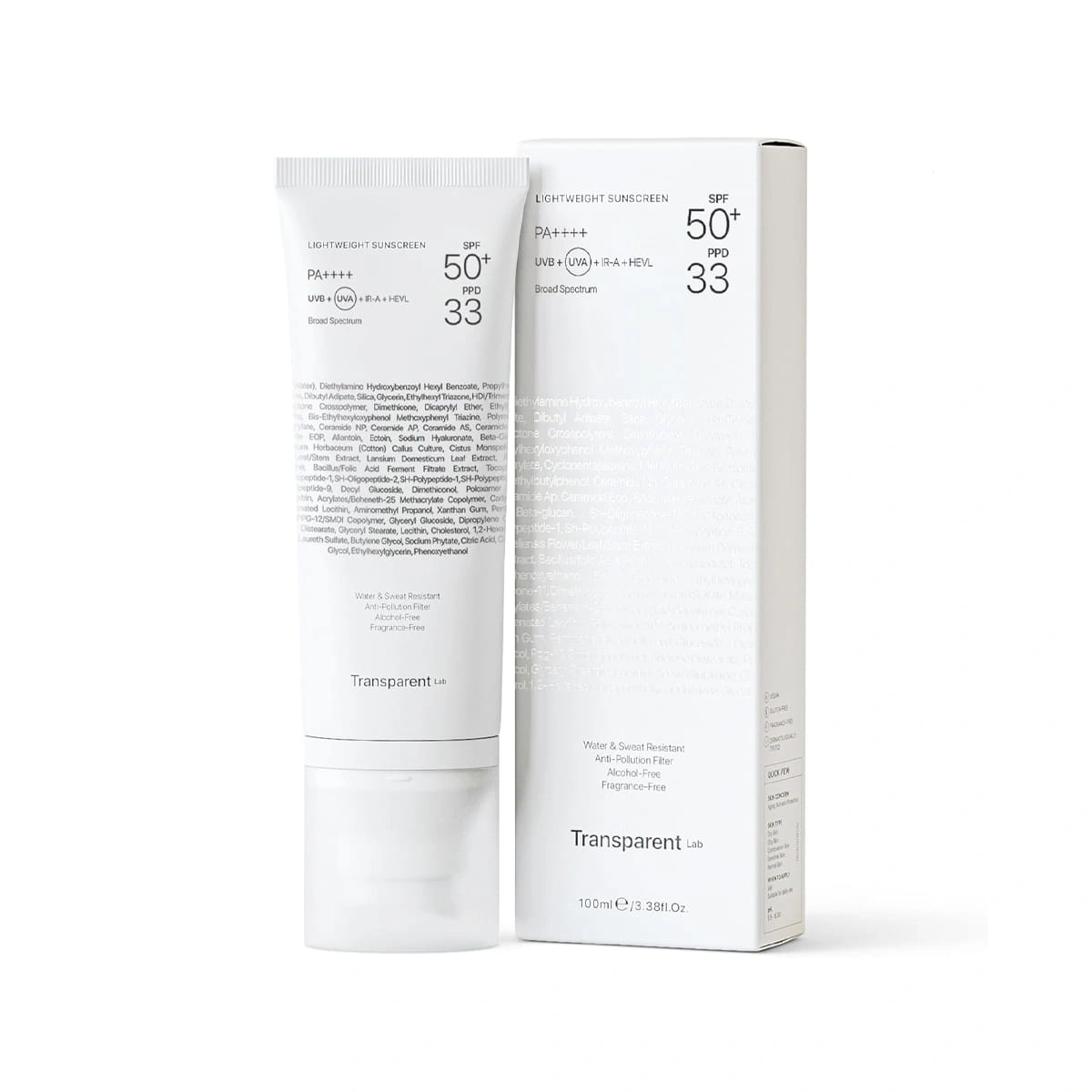 Transparent-Lab Lightweight Sunscreen SPF 50+