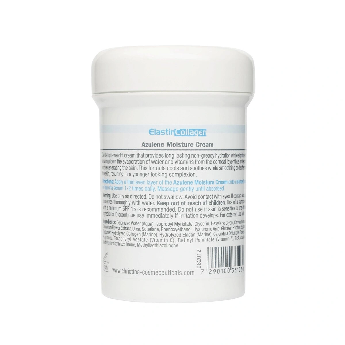 ELASTIN COLLAGEN AZULENE MOISTURE CREAM