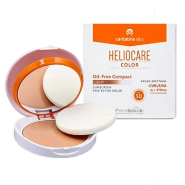HELIOCARE COLOR COMPACT OIL-FREE SPF50 LIGHT.