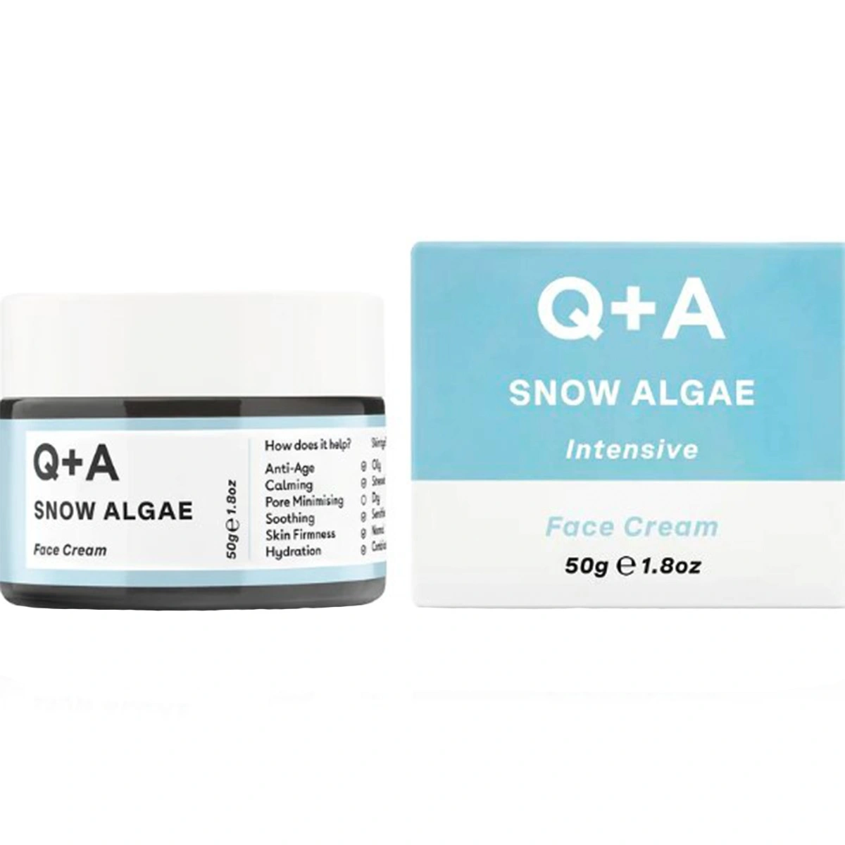 Q+A Snow Algae Intensive Face Cream