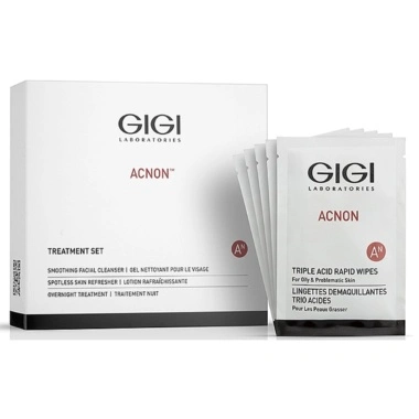 GIGI Acnon Triple Acid Wipes