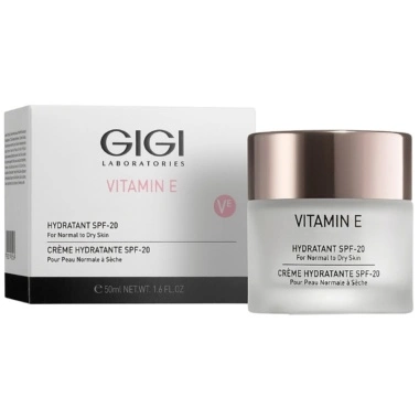 GIGI Vitamin E Moisturizer for Normal to Dry Skin SPF-20