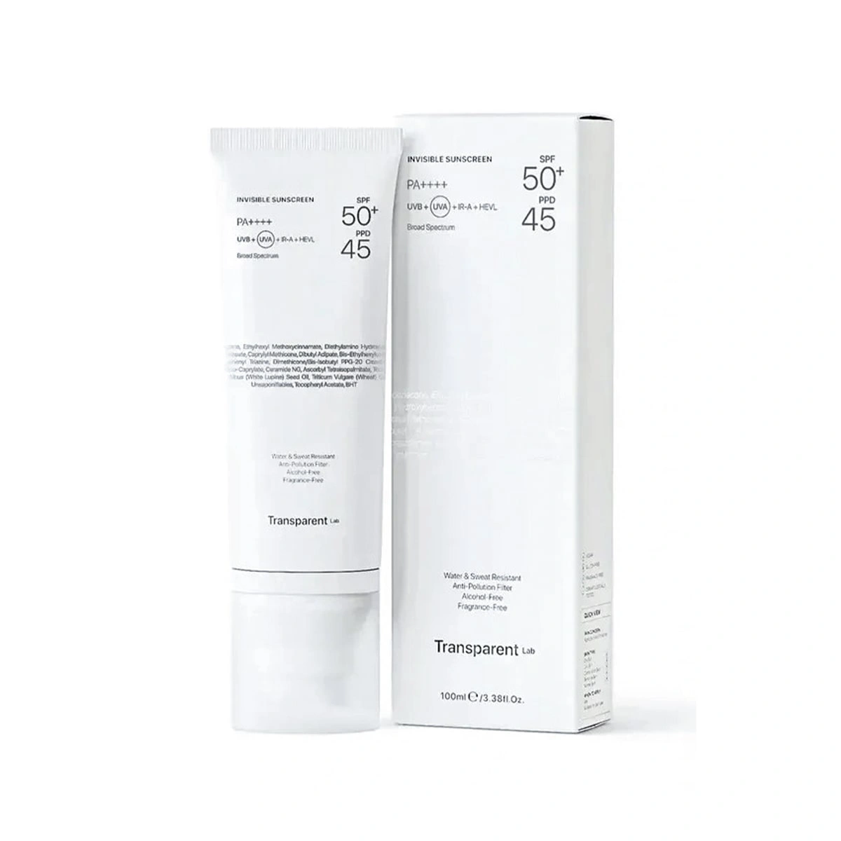 Transparent Lab Invisible Sunscreen SPF50+