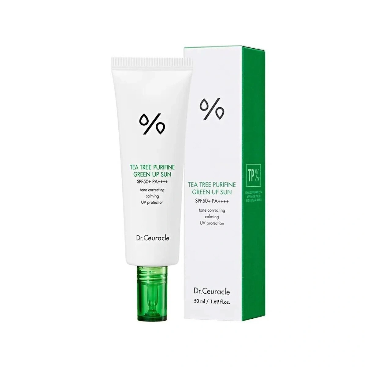 Dr.Ceuracle Tea Tree Purifine Green Up Sun SPF 50+ PA++++
