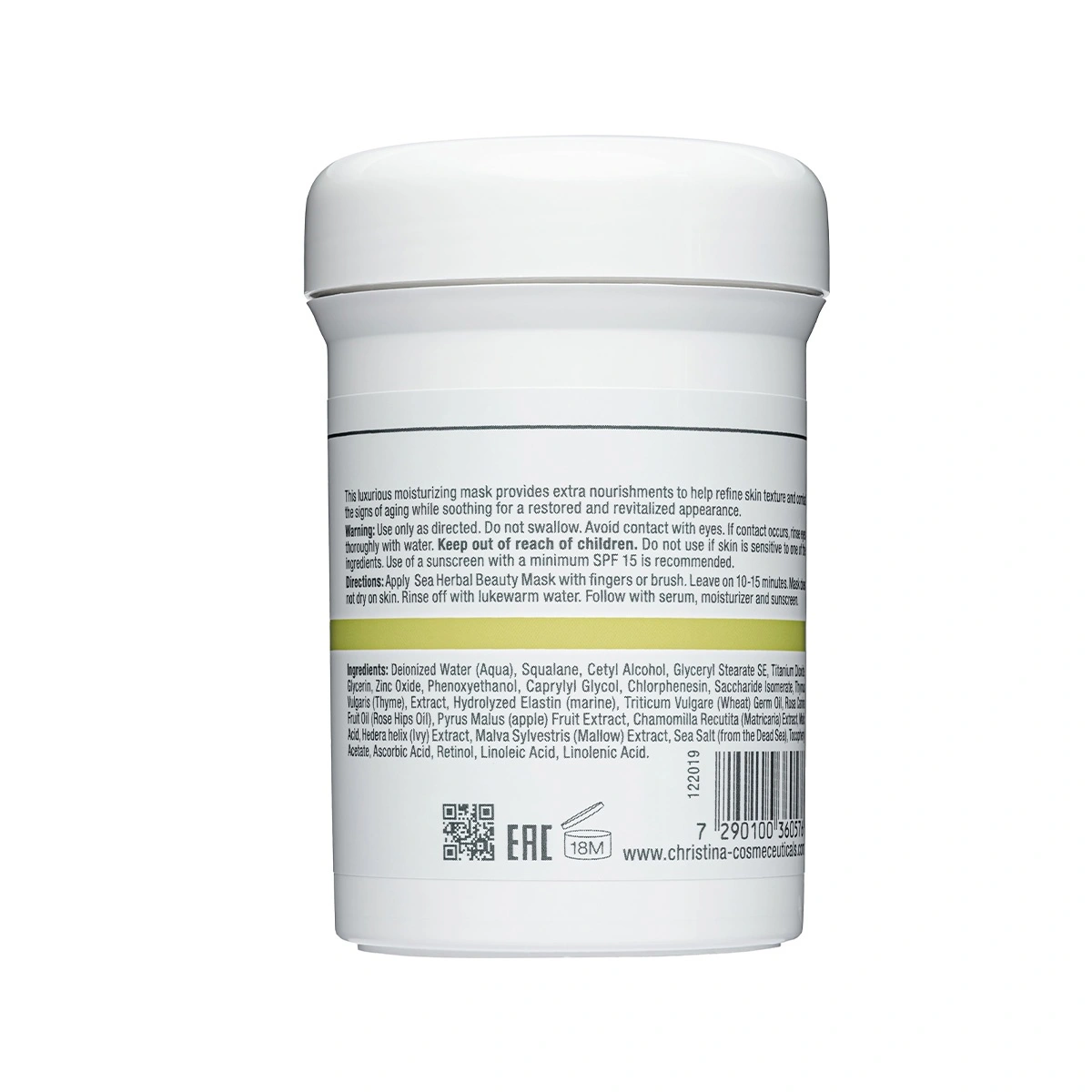 Christina Sea Herbal Beauty Mask Green Apple