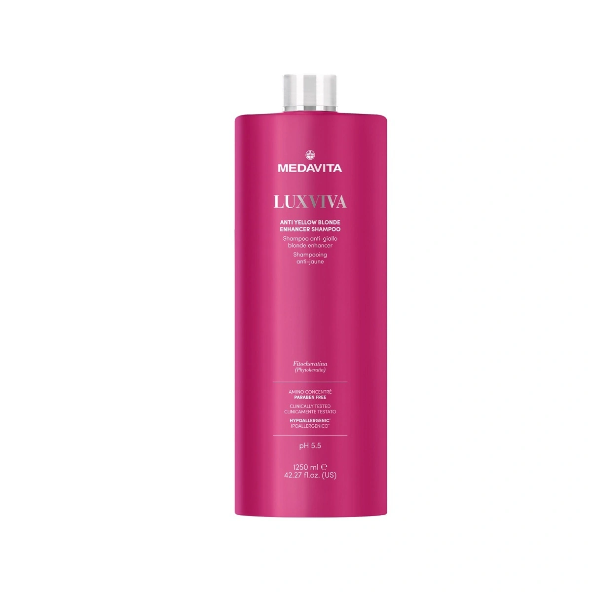 Medavita Luxviva Anti Yellow Blonde Enhancer Shampoo