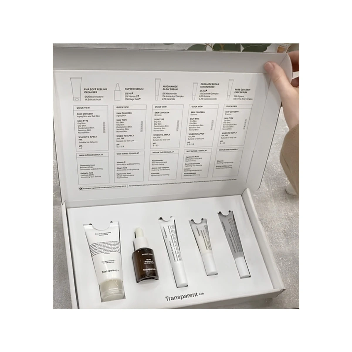 Transparent Lab Travel-Size Discovery Set
