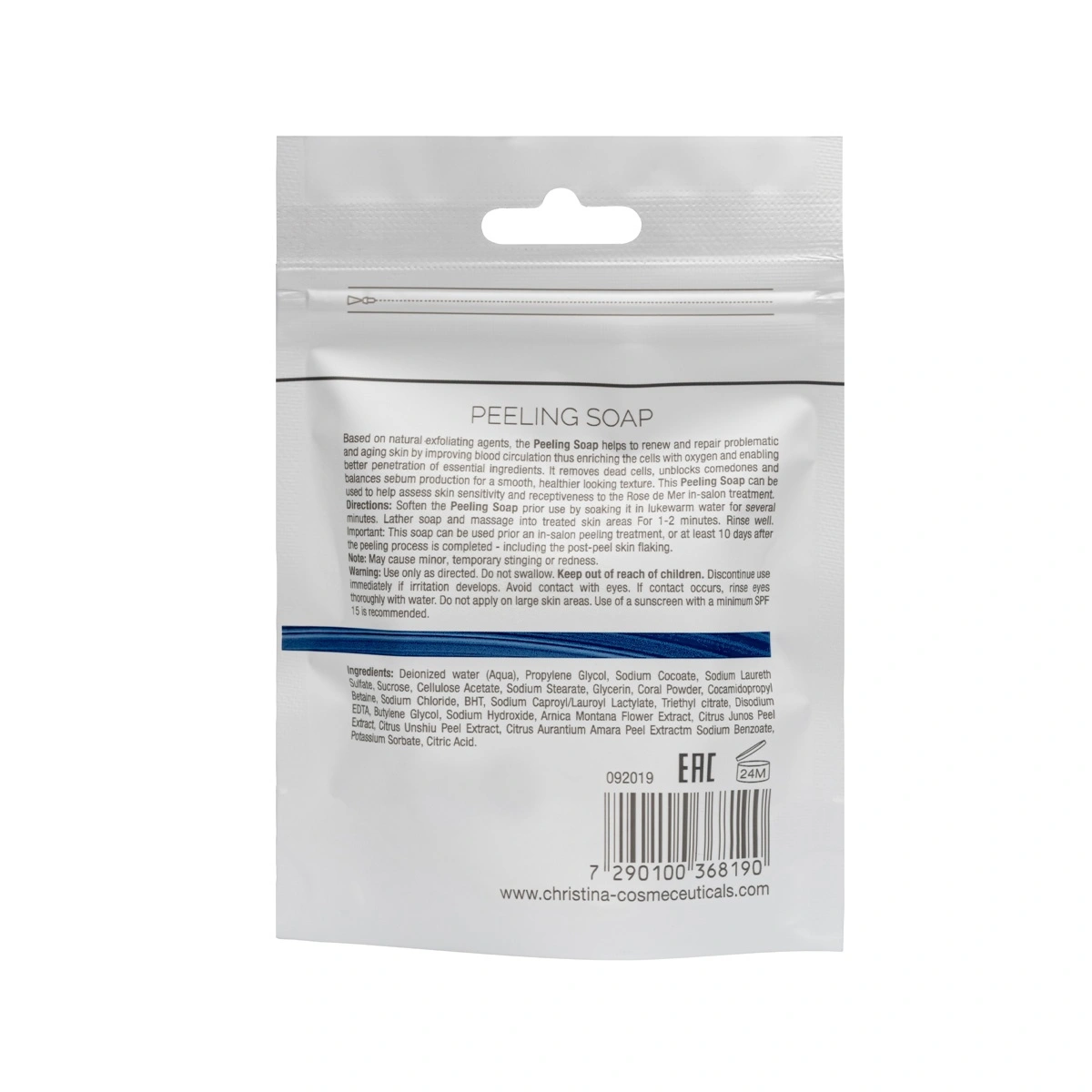 Christina Rose de Mer Soap Peel