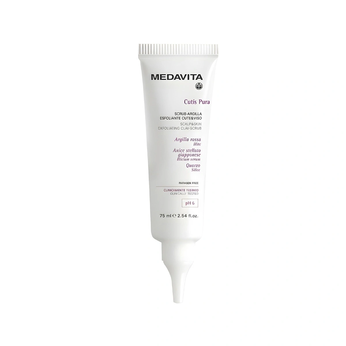 Medavita Cutis Pura Scrub-Argilla Esfoliante Cute&Viso
