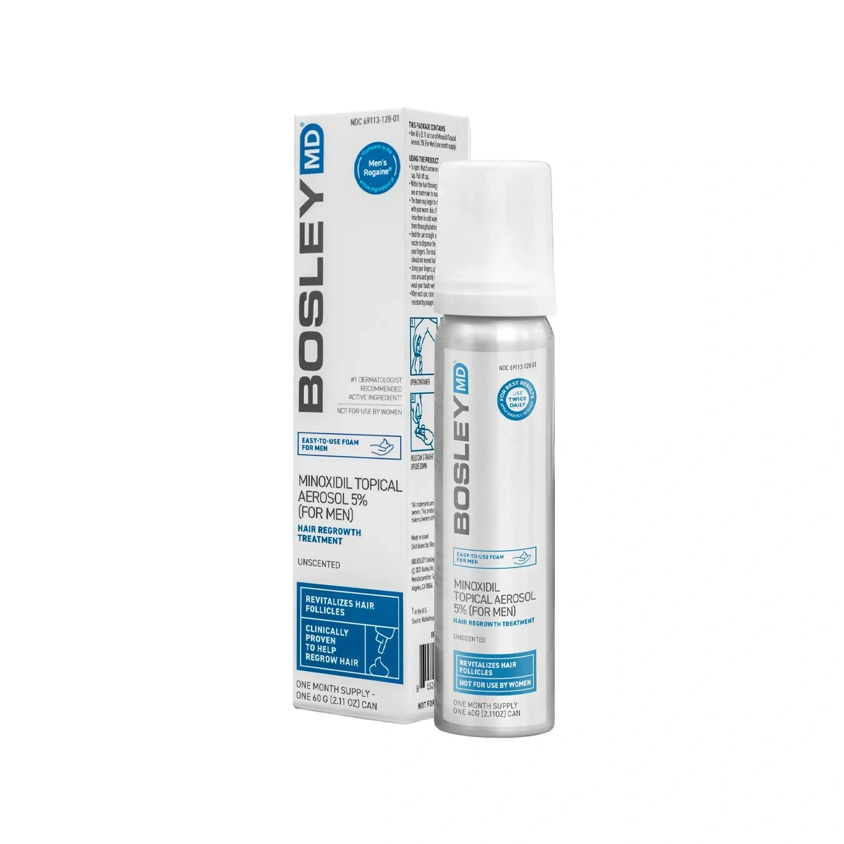 Bosley Minoxidil Topical Aerosol 5% for Men