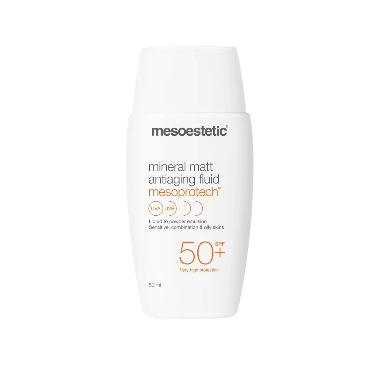 Mesoestetic Mesoprotech Mineral Matt Antiaging Fluid SPF50