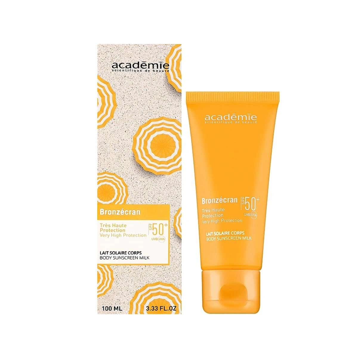 Academie Bronzecran Body Sunscreen Milk SPF 50+