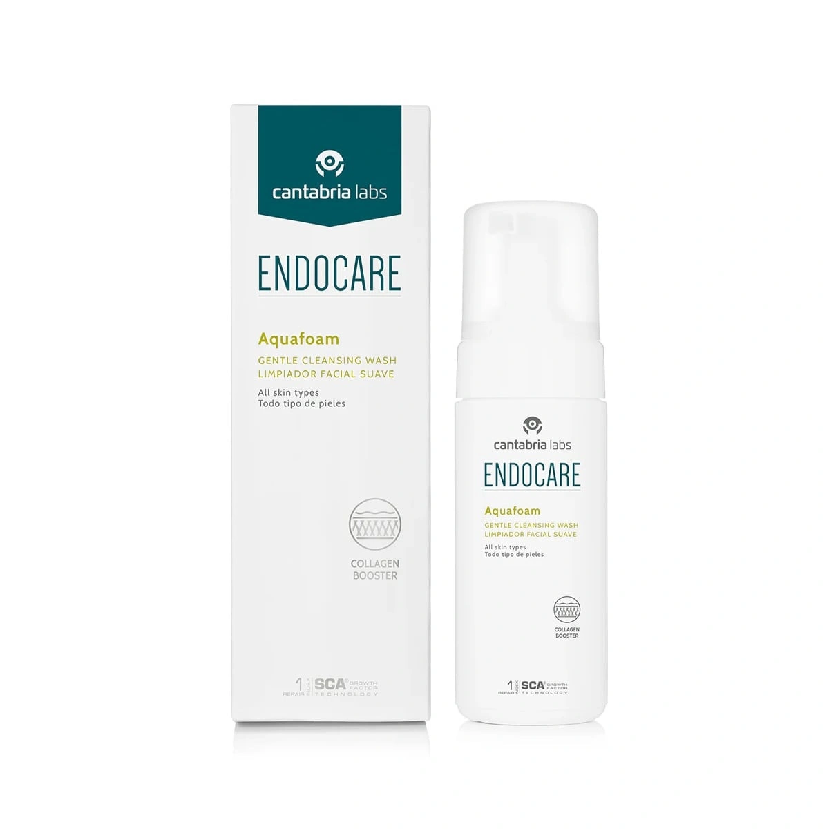 Cantabria Labs Endocare Aquafoam gentle cleansing wash