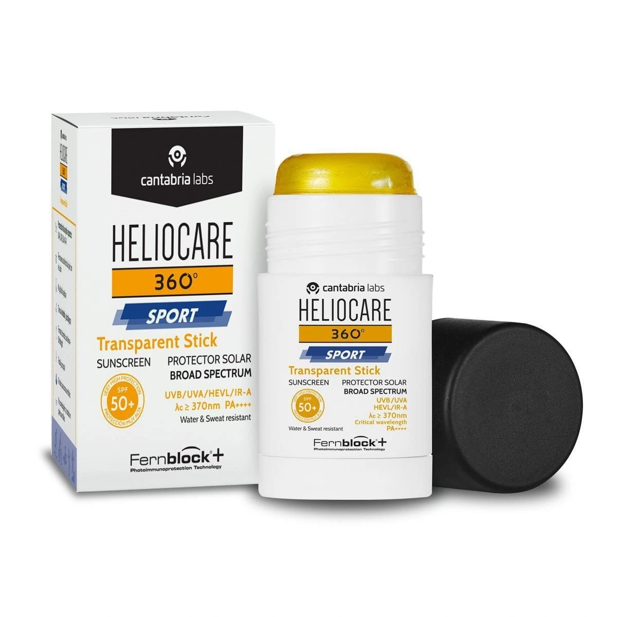 Heliocare 360º Sport Transparent Stick SPF50+