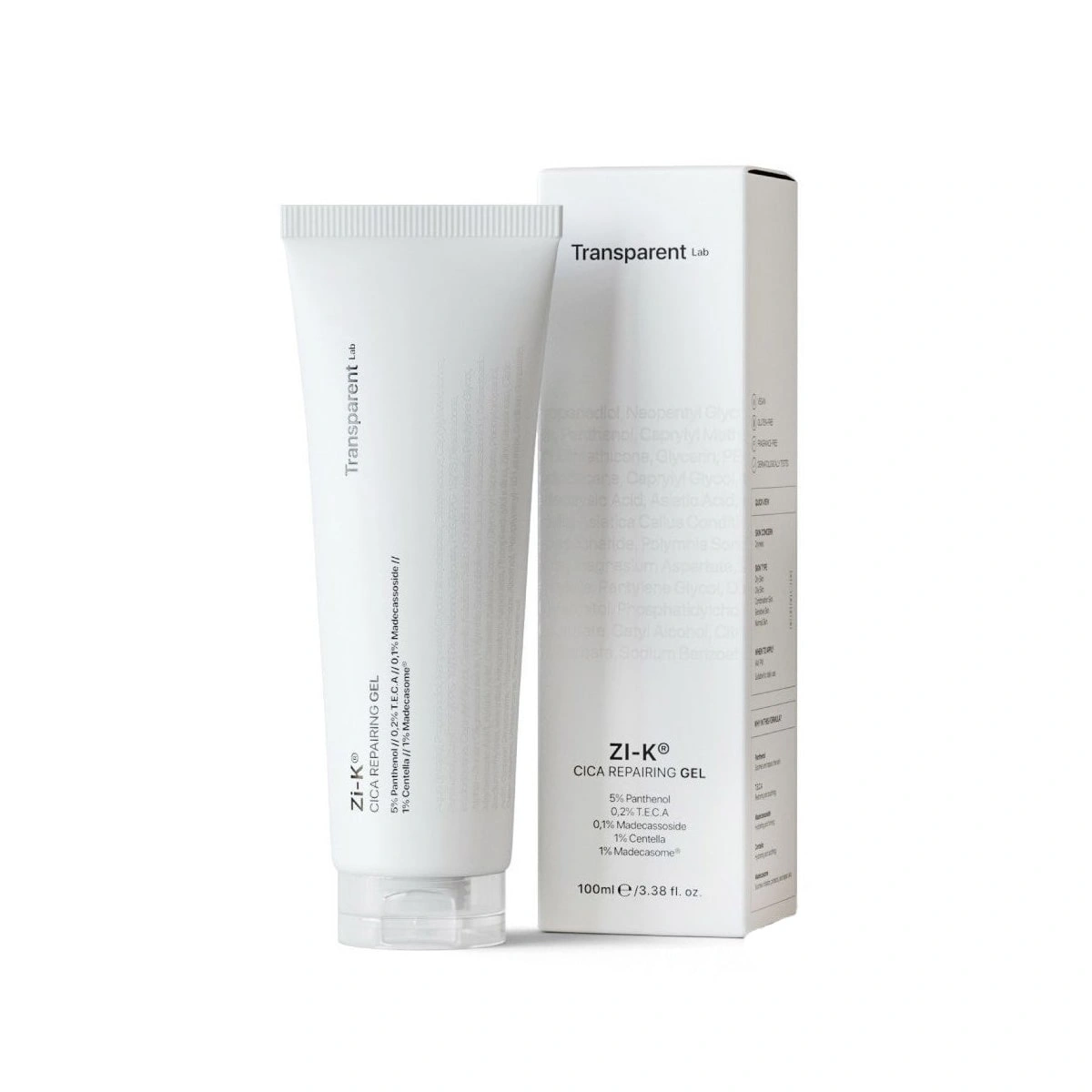 Transparent Lab Zi-K Cica Repairing Gel