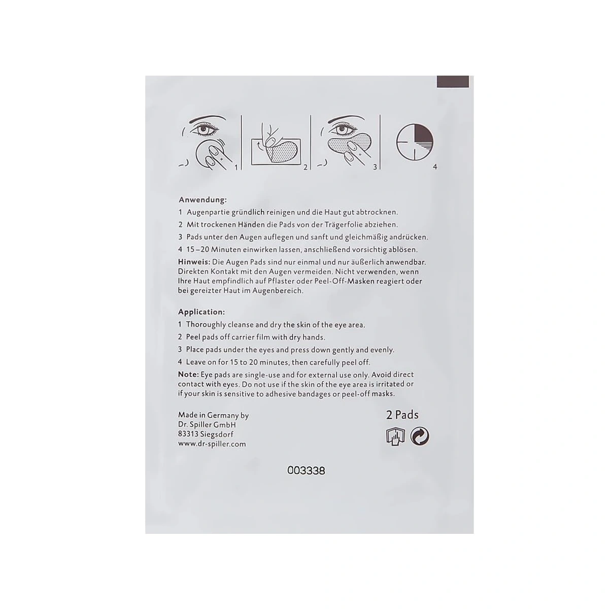 Dr. Spiller Phyto Effect Eye Pads