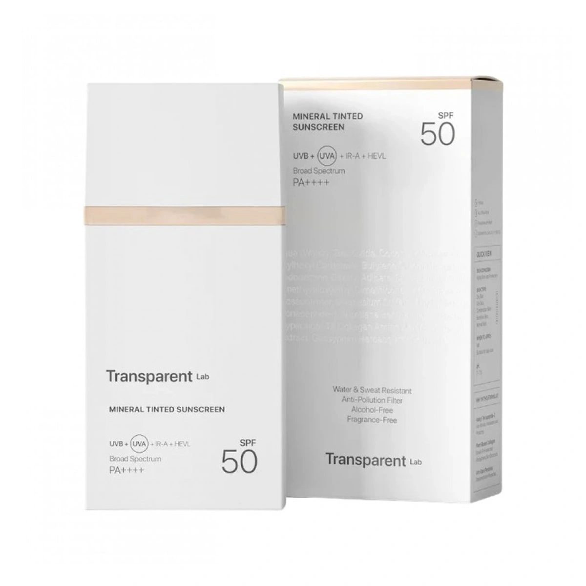 Transparent Lab Mineral sunscreen