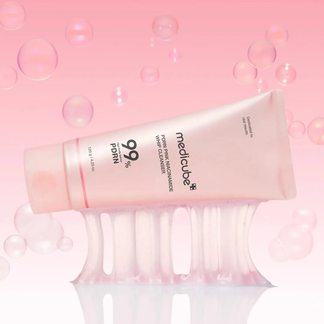 Medicube PDRN Pink Niacinamide Whip Cleanser