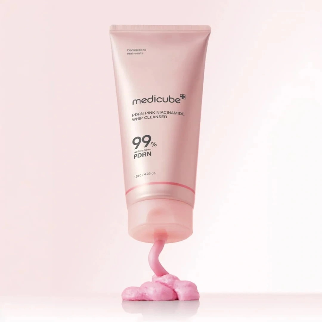 Medicube PDRN Pink Niacinamide Whip Cleanser