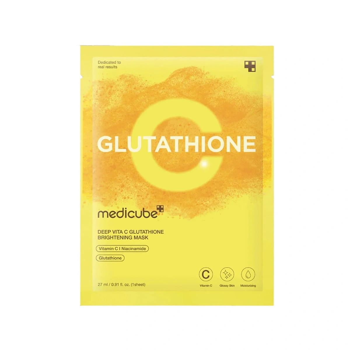 Medicube Deep Vita C Glutathione Brightening Mask