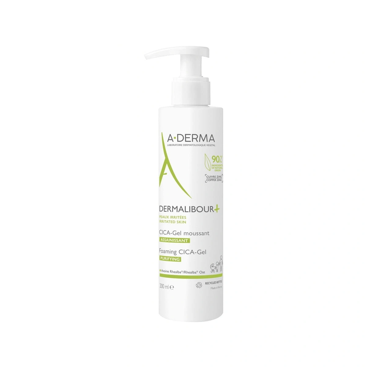 A-Derma Dermalibour+ Purifying Foaming Cica-Gel