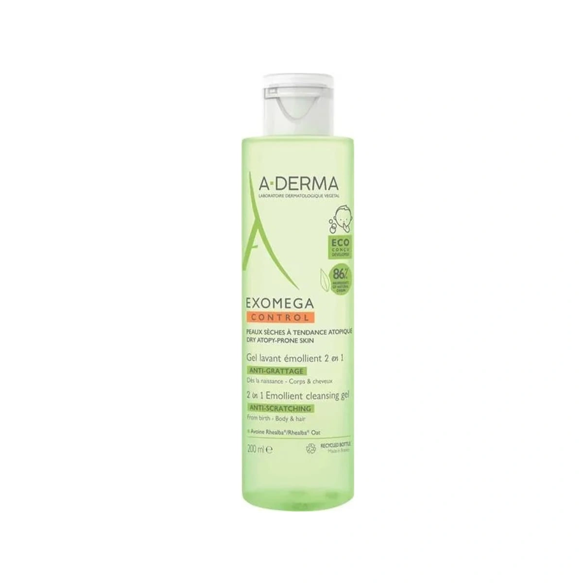 A-Derma Exomega Control 2-в-1