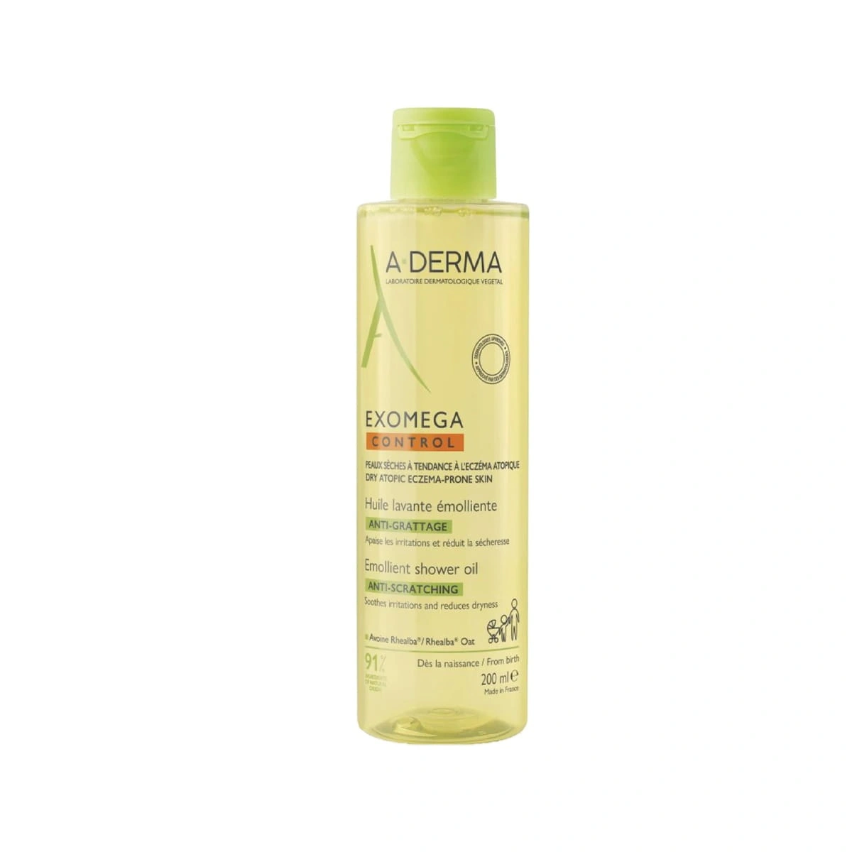 A-Derma Exomega Control Emollient Shower Oil