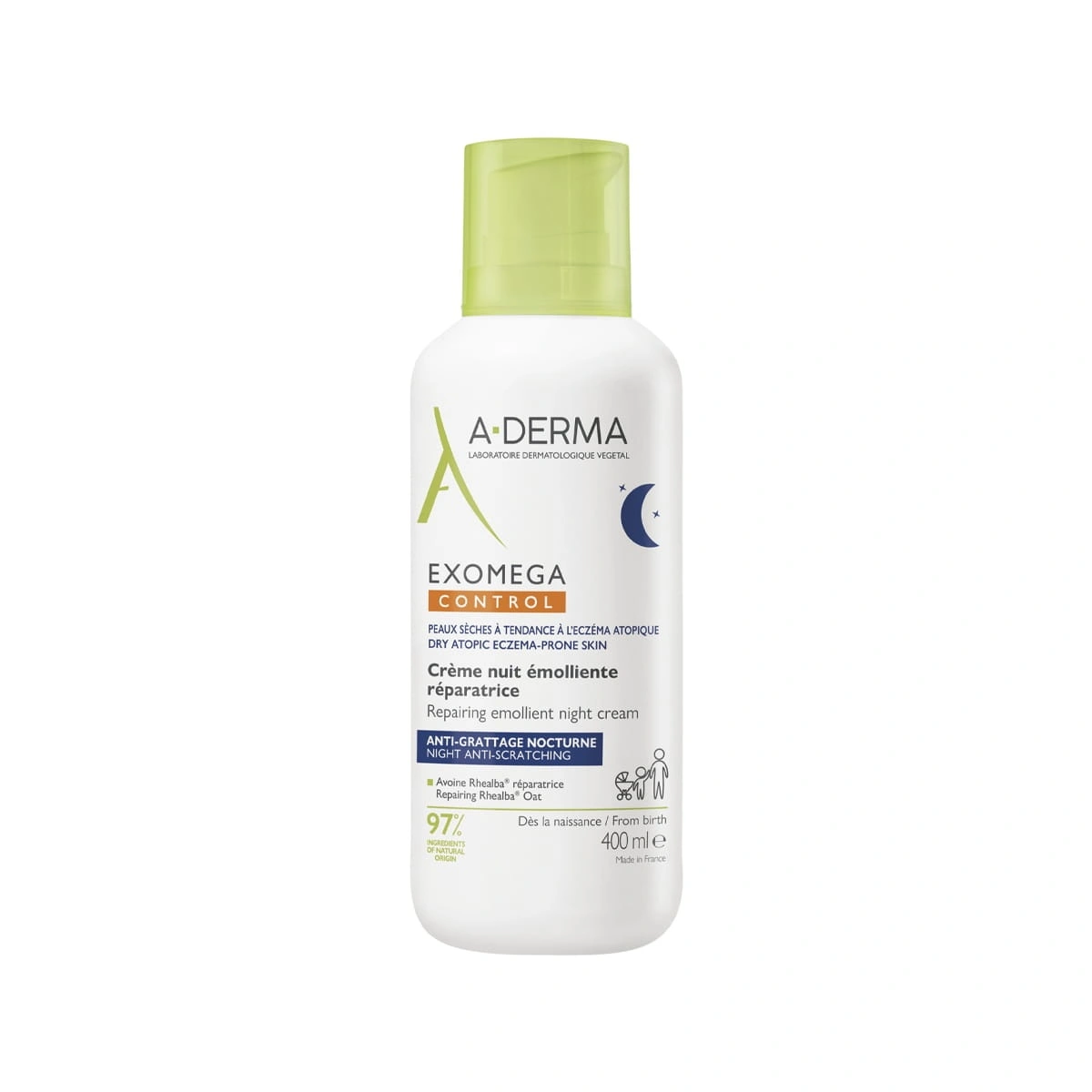 A-Derma Exomega Control Repairing Emollient Night Cream