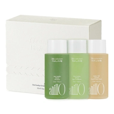 Anillo Lime Sunday & Amber528 Travel Shower Kit
