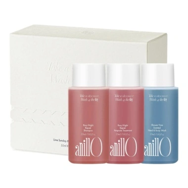 ANILLO Rosy Night & Shower Time Travel Shower Kit