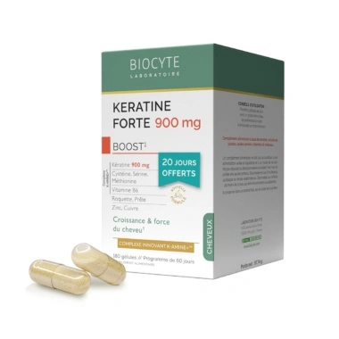 Biocyte Keratine Forte 900mg Boost Pack K-Amine