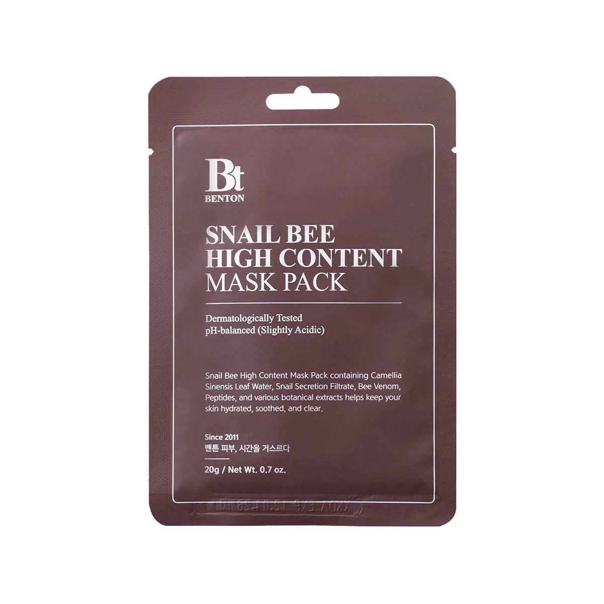 Benton Snail Bee High Content Mask Pack