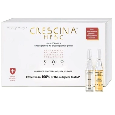Crescina HFSC Transdermic Complete Treatment 500 Man Hair