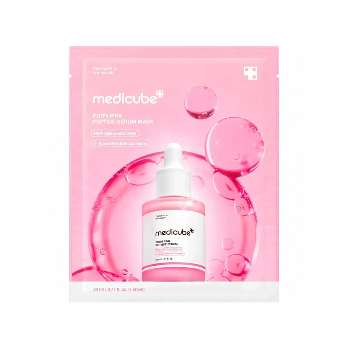 Medicube PDRN Pink Peptide Serum Mask